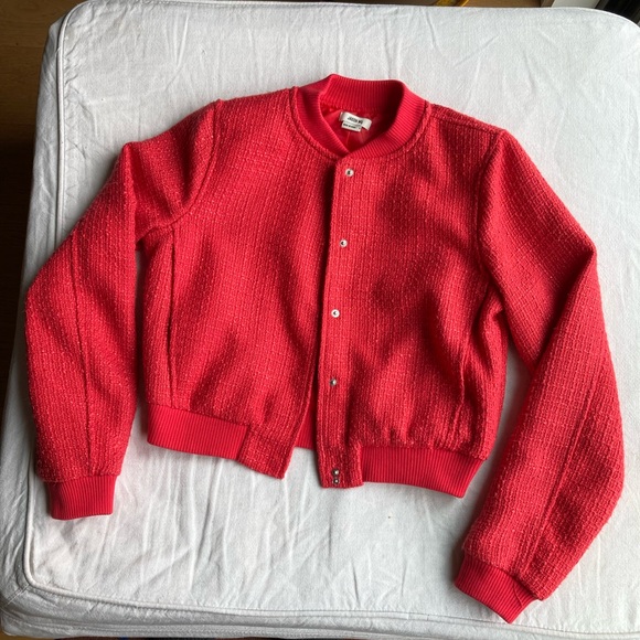 Jason Wu Scarlet Textured Knit Jacket - Picture 1 of 4